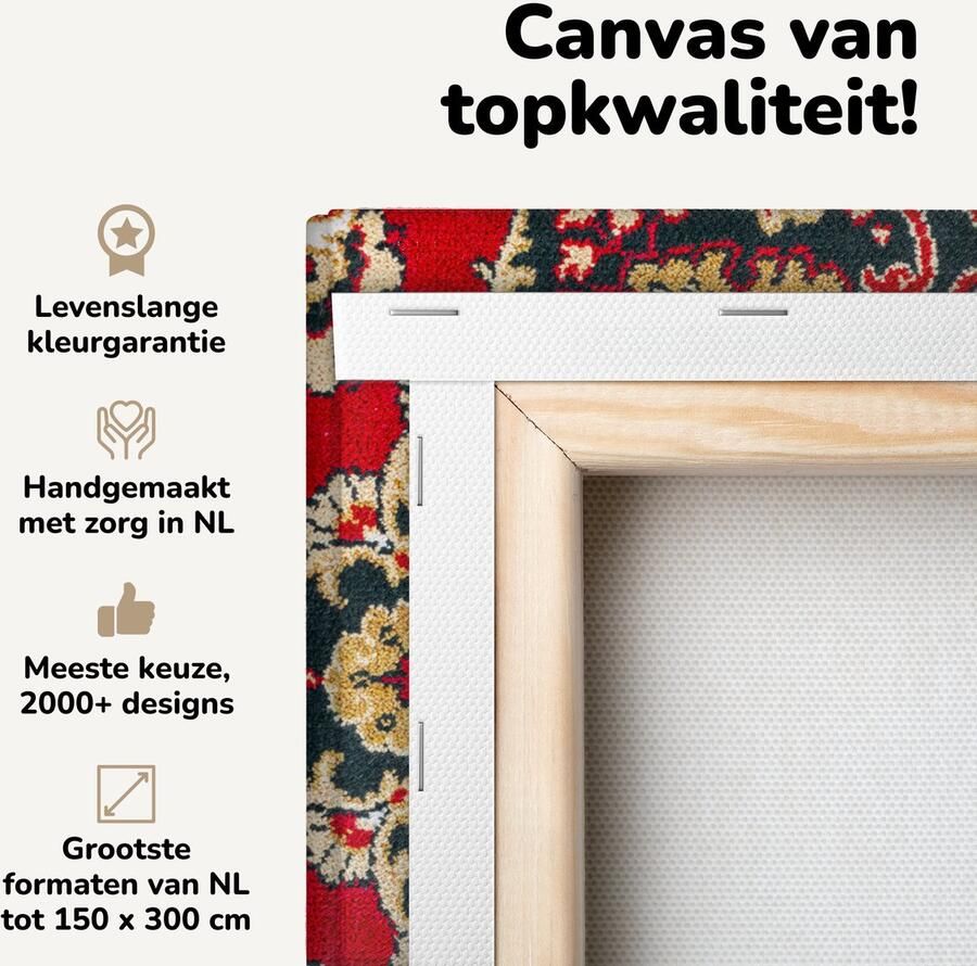 Canvas schilderij 30x20 cm Wanddecoratie Perzisch Tapijt Mandala Vloerkleed Muurdecoratie woonkamer Slaapkamer decoratie Kamer accessoires Schilderijen op canvas - Foto 2