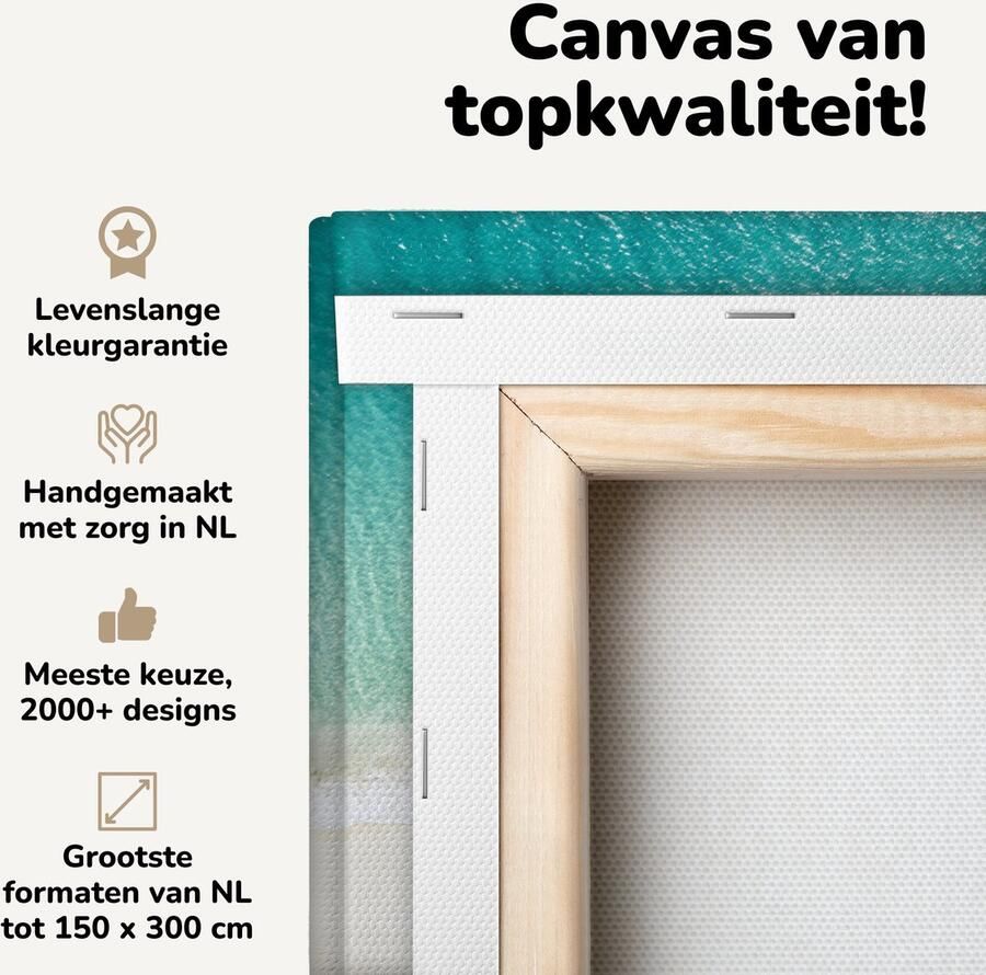Canvas schilderij 40x30 cm Wanddecoratie Strand Parasols Kleuren Muurdecoratie woonkamer Slaapkamer decoratie Kamer accessoires Schilderijen op canvas - Foto 2