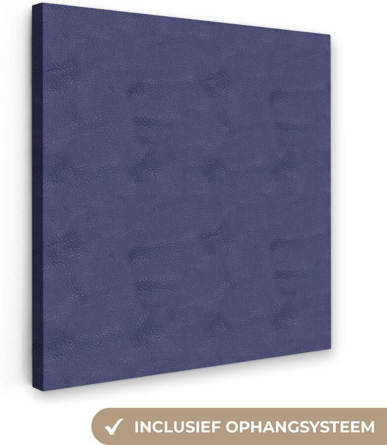 Canvas schilderij 50x50 cm Wanddecoratie Inductie beschermer Leer Structuur Dierenhuid Muurdecoratie woonkamer Slaapkamer decoratie Kamer accessoires Schilderijen op canvas - Foto 3
