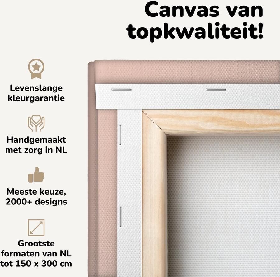Canvas schilderij 40x60 cm Wanddecoratie Zomer Parasol Roze Muurdecoratie woonkamer Slaapkamer decoratie Kamer accessoires Schilderijen op canvas - Foto 2