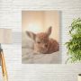 Canvas Schilderij Hertje op bed Kinderkamer decoratie Kamer decoratie accessoires Schilderijen woonkamer kunst Wanddecoratie slaapkamer Muurdecoratie keuken Wanddoek interieur binnen Woondecoratie huis Wall art woonaccessoires - Thumbnail 2