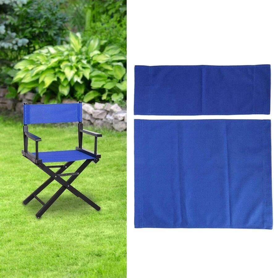 Canvas Vervanging Stoel Niet Gemakkelijk Te Dragen 52cm*42cm 52.5cm*19.5cm Directeur Stoel Canvas Vervanging Woonbenodigdheden Dagelijks Gebruik 2 Stuks