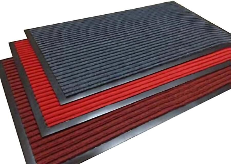 Lalee Capri Vloerkleed Outdoor indoor- Buitengebruik Sisal look Flatwave tuin kleed Tapijt Karpet 120x170 cm- blauw beige strepen multi rood