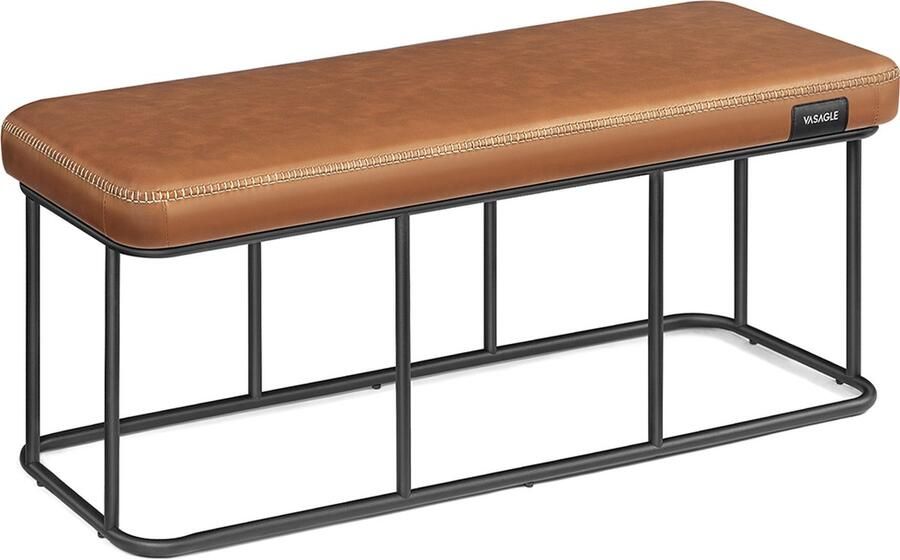 Woon Wereld Slaapkamerbank – Met een draagvermogen tot 300 kg – karamelbruin