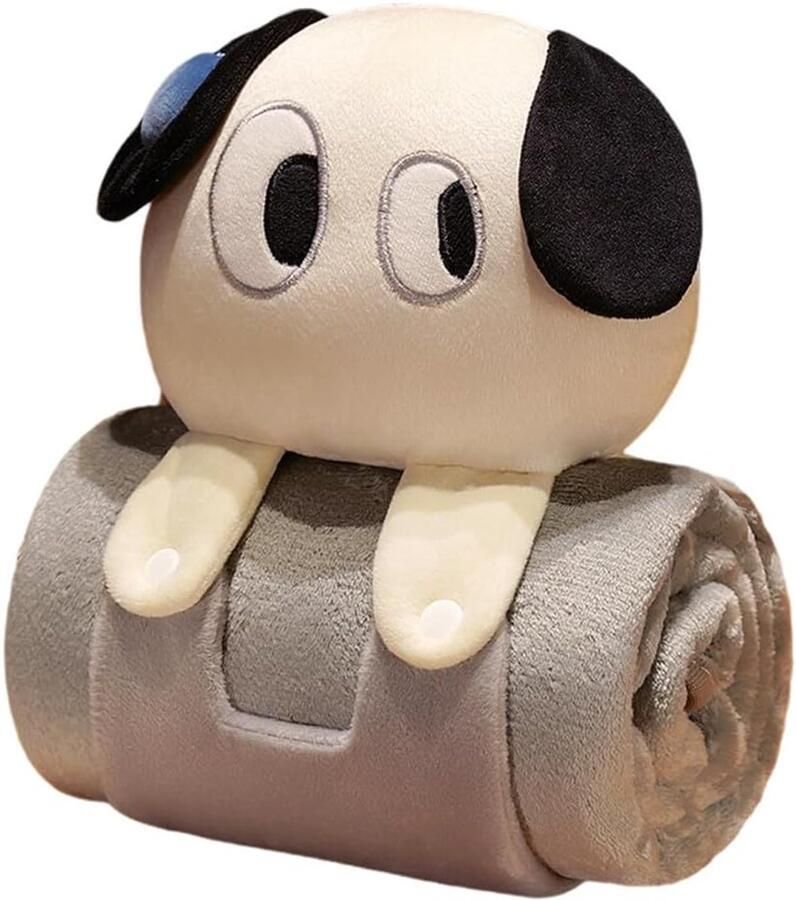 Cartoon deken Kinderdeken Schattige deken Zacht en comfortabel Warme pluche flanellen fleece deken Beddengoed Geschikt voor bank kantoor 100 * 80 cm