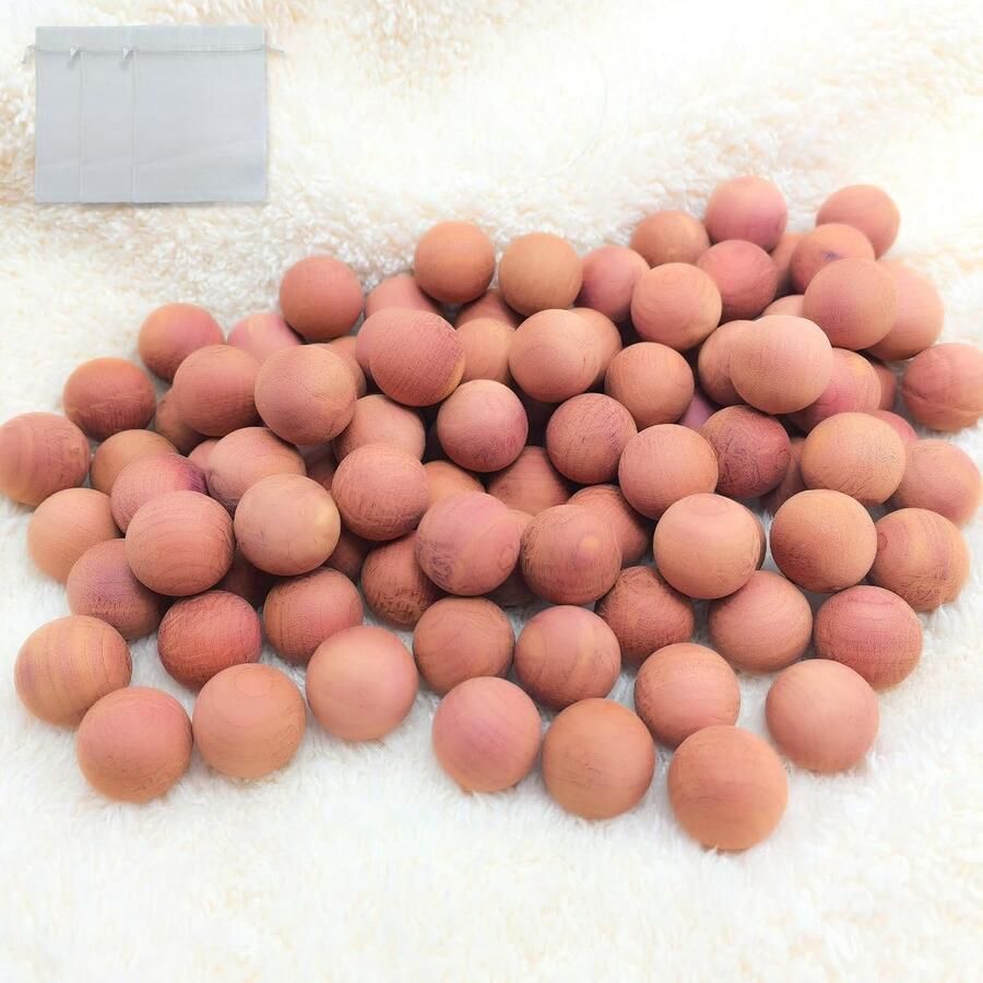 Cederhouten Geurblokjes voor Kledingopbergers 60 Stuks voor Frisse Kasten en Lades