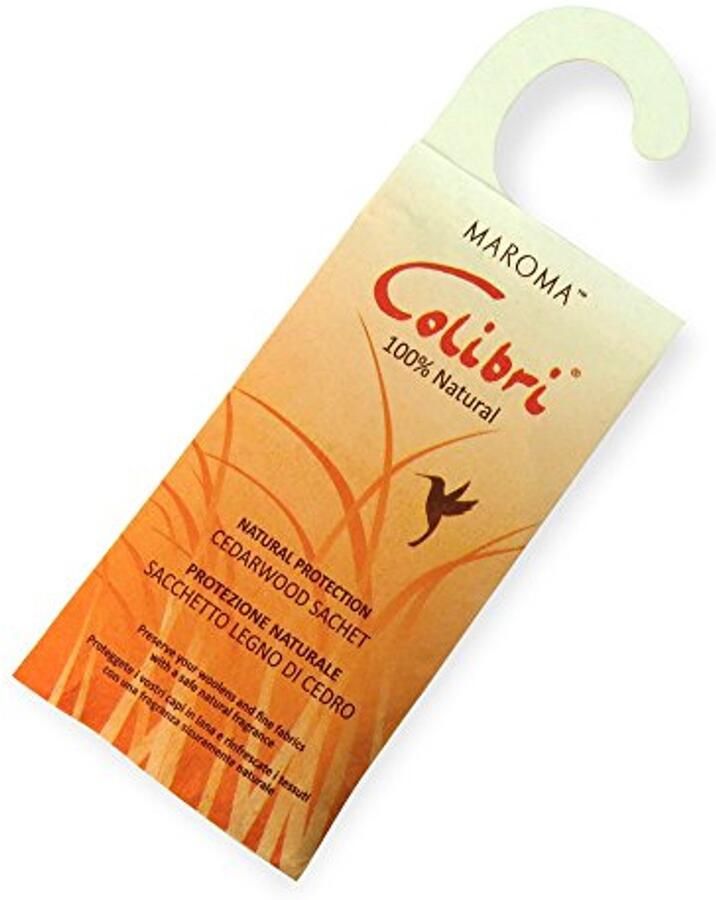 Cederhouten kledingkast zakje met natuurlijke anti-mot wol beschermer voor opknoping