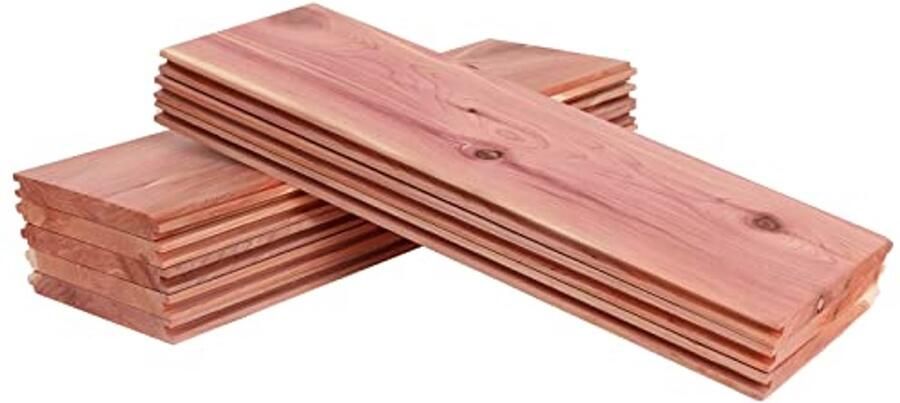 Cederhouten Liner Planken voor Kasten Set van 8 Aromatische Planken 28 x 10 x 10 cm