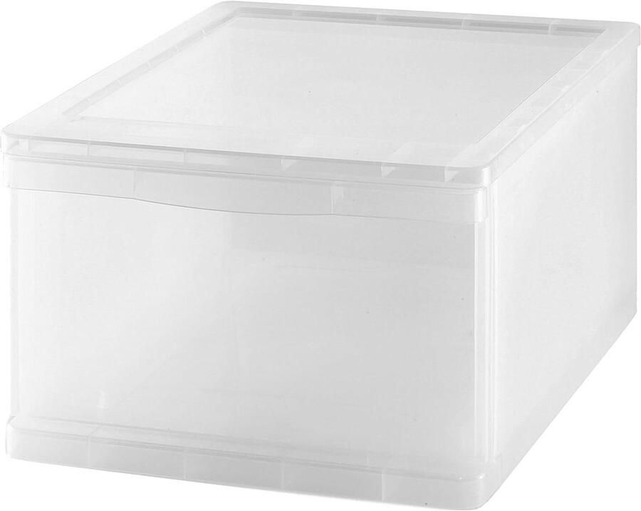 Clear Drawer Plastique Transparent 20L