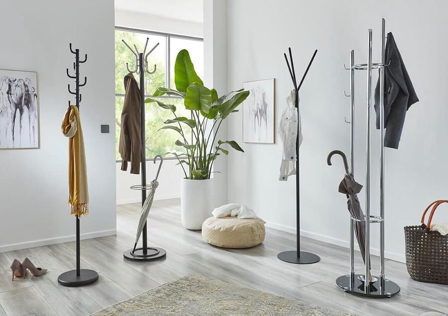 Coat rack metal D 35 x W 35 x H 173 cm Modern design High-quality materials halmeubel met kapstok