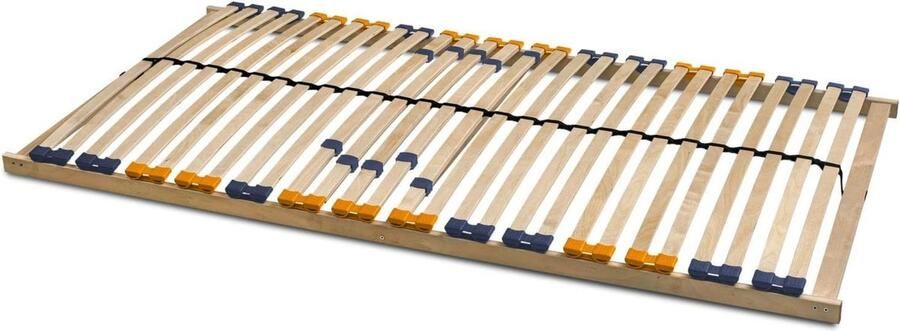 Coemo 7-zone Lattenrost MULTIRA Houten Lattenbodem met Flexibele Opties 5-Voudige Hardheidsverstelling Geschikt voor Alle Matrassen en Duits Vakmanschap 90x200 cm voordelige kit