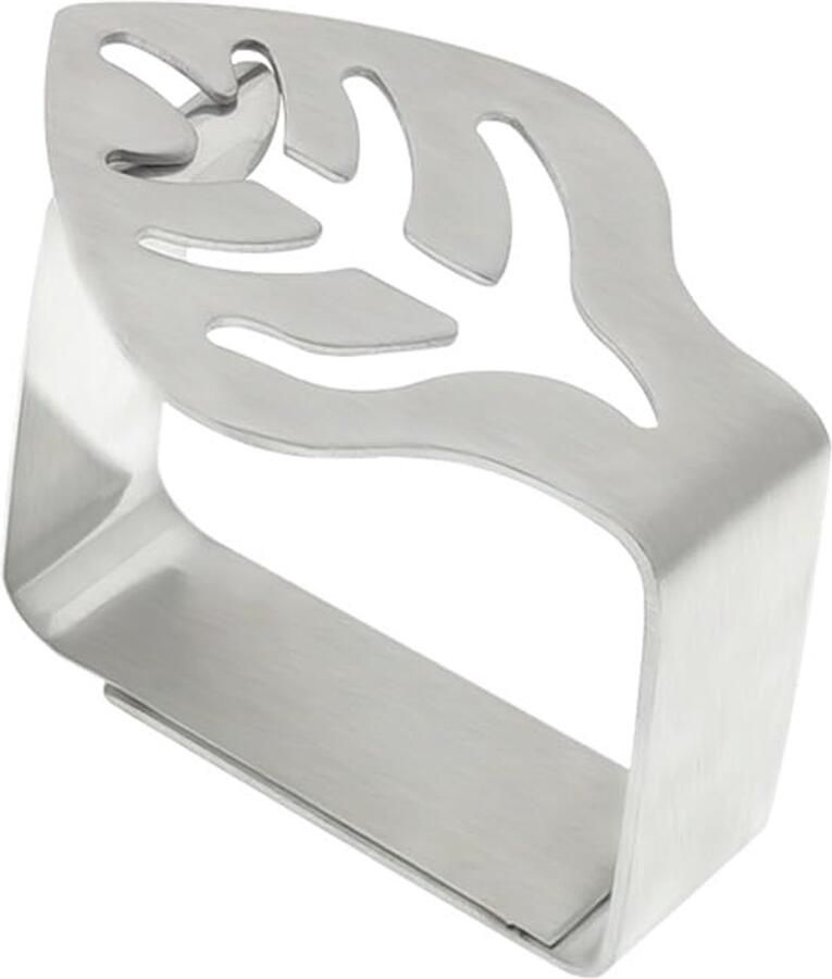 Coideal tafelkleedclips roestvrijstalen decoratieve tafelkleedclips voor buitenpicknick BBQ pakket van 8 (zilver)
