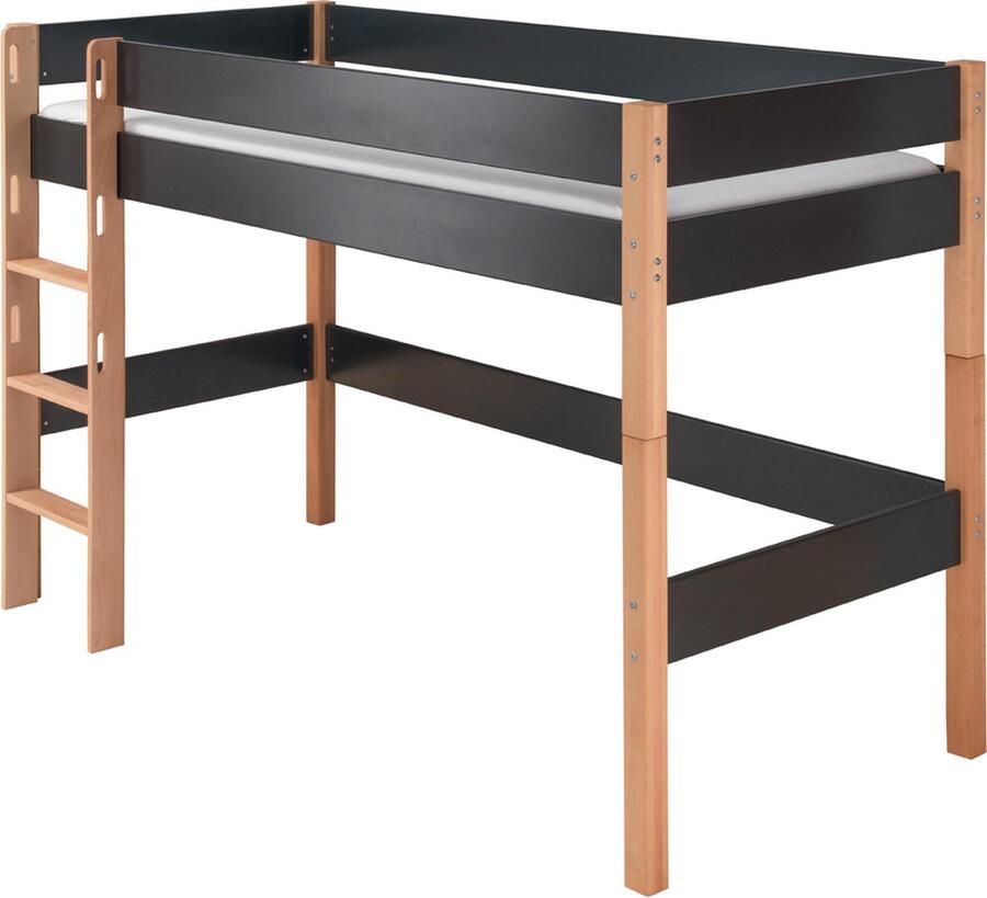 Infans Color Midi Hoogslaper Beuken Antraciet