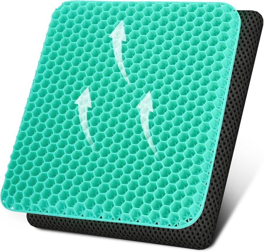 Comfortabel Gel Zitkussen voor Bureaustoel en Auto Ergonomisch en Ademend