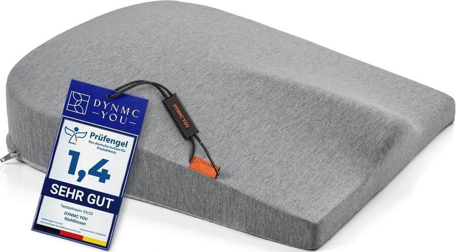 Comfortabel Wigkussen voor Stoel Traagschuim Autostoelkussen met Heup- en Rugverlichting Perfecte Hardheid en Antislip Grip voor Auto en Vrachtwagen