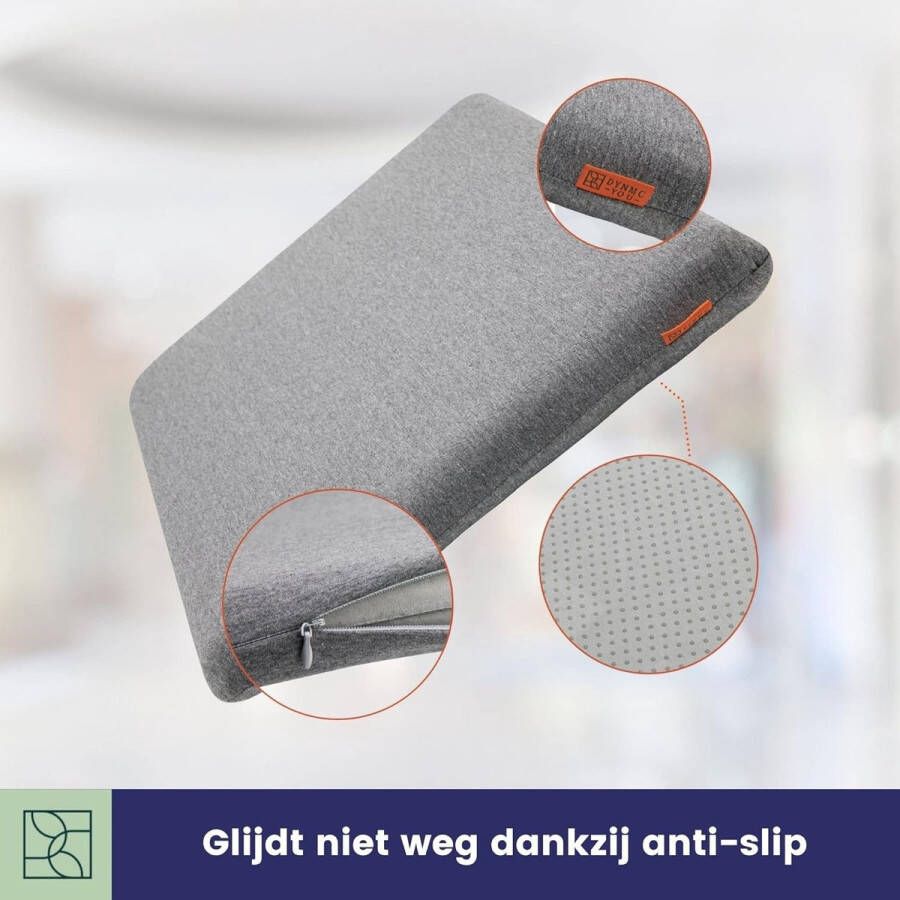 Comfortabel Zitkussen Set van 4 Stoelkussens voor Eetkamerstoelen Traagschuim Stoelkussen Keukenstoel Kussens Antislip Stoelkussens Perfect Stabiel Wasbare Hoes Scandinavische Stijl