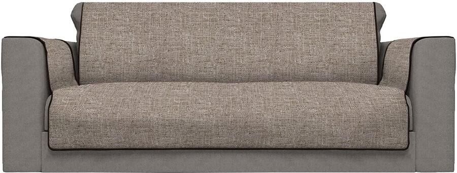 Comfortabele Anti-slip Bankhoes voor 3-zitsbanken Bruin