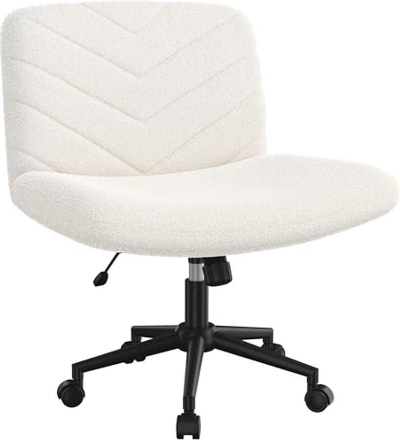 Comfortabele Bureaustoel met Hoogteverstelling en Draaifunctie Ivoor