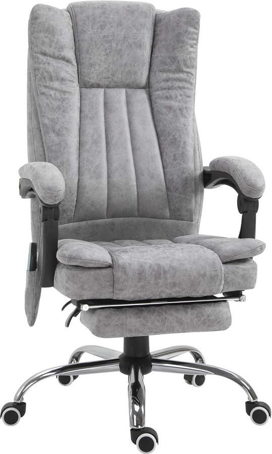 Comfortabele Bureaustoel met Massage en Verwarming Verstelbaar en Ergonomisch