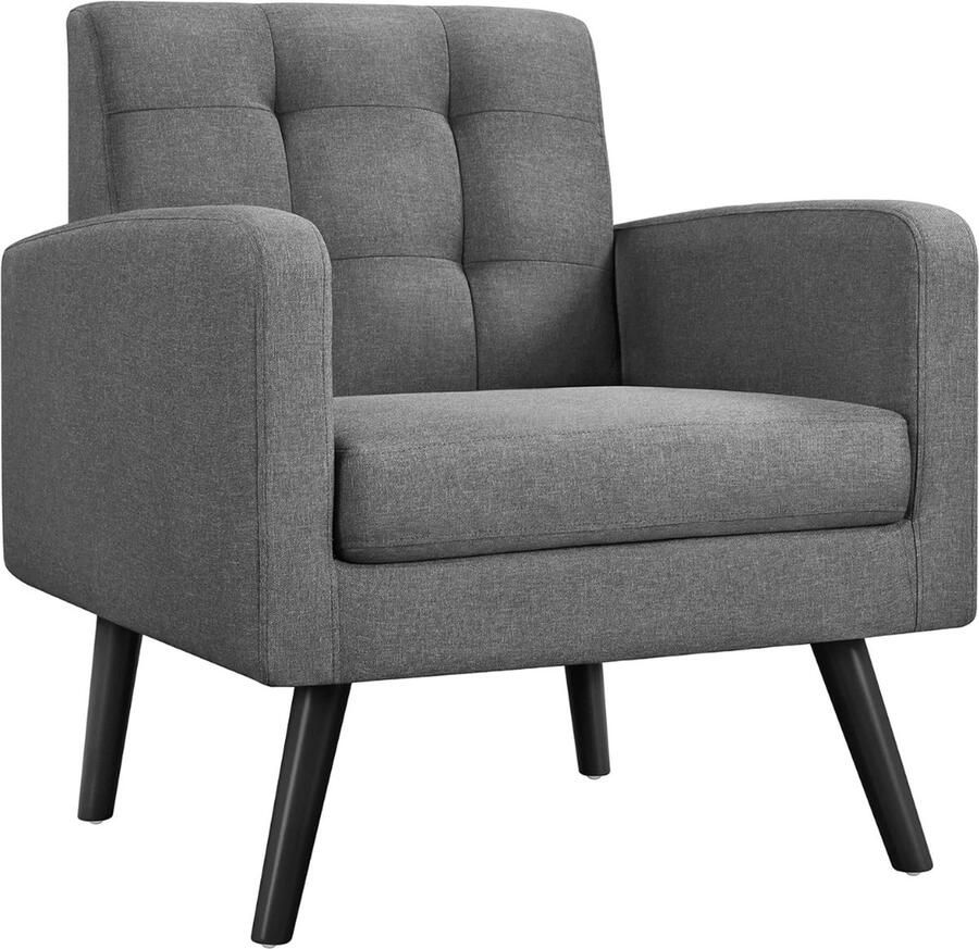 Comfortabele en moderne televisiestoel Fauteuil met armleuningen voor woonkamer Relaxstoel Clubstoel (belastbaar tot 136 kg)