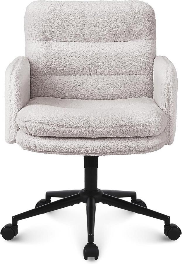 Comfortabele Ergonomische Bureaustoel met Verstelbare Hoogte Imitatie Kasjmier