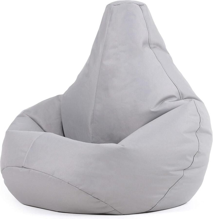 Comfortabele Kinderen Zitzak Grijze Waterafstotende Zitzak voor Binnen en Buiten