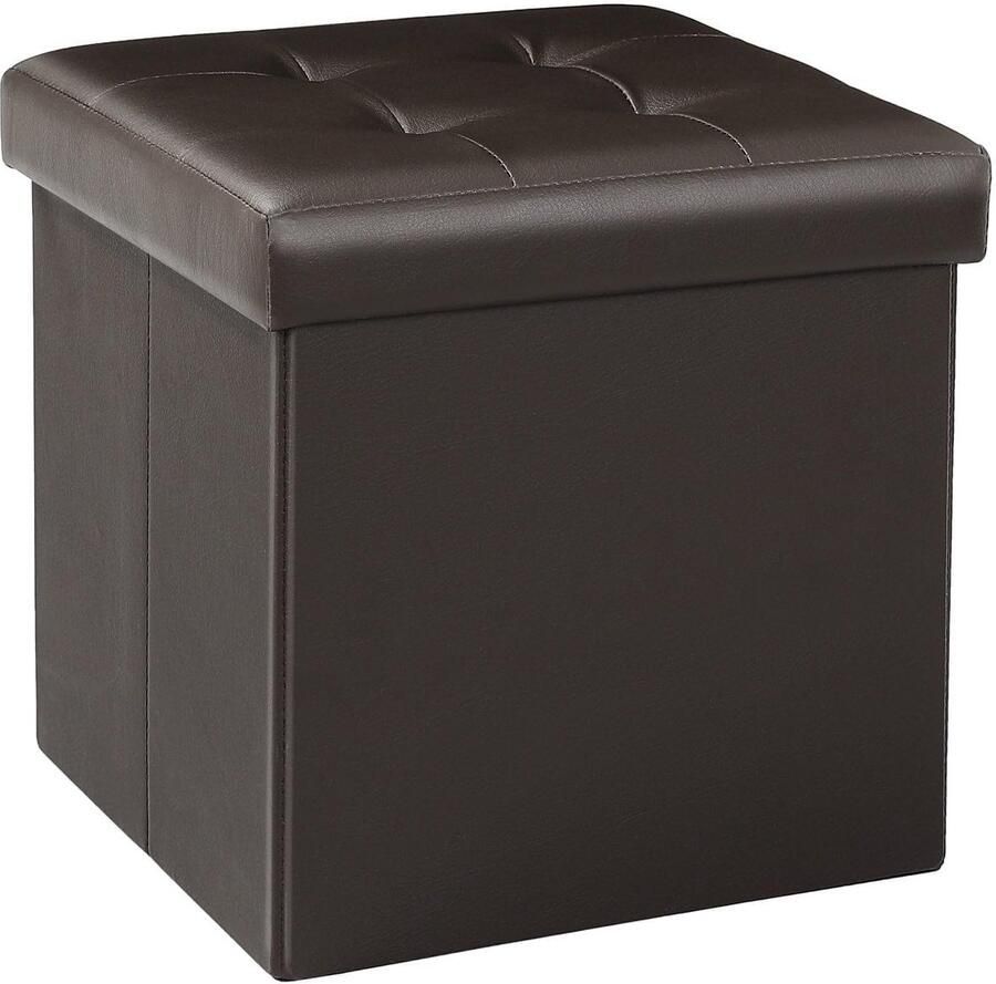 Comfortabele Opbergpoef Multifunctioneel 1 stuk MDF 32x32x32 cm