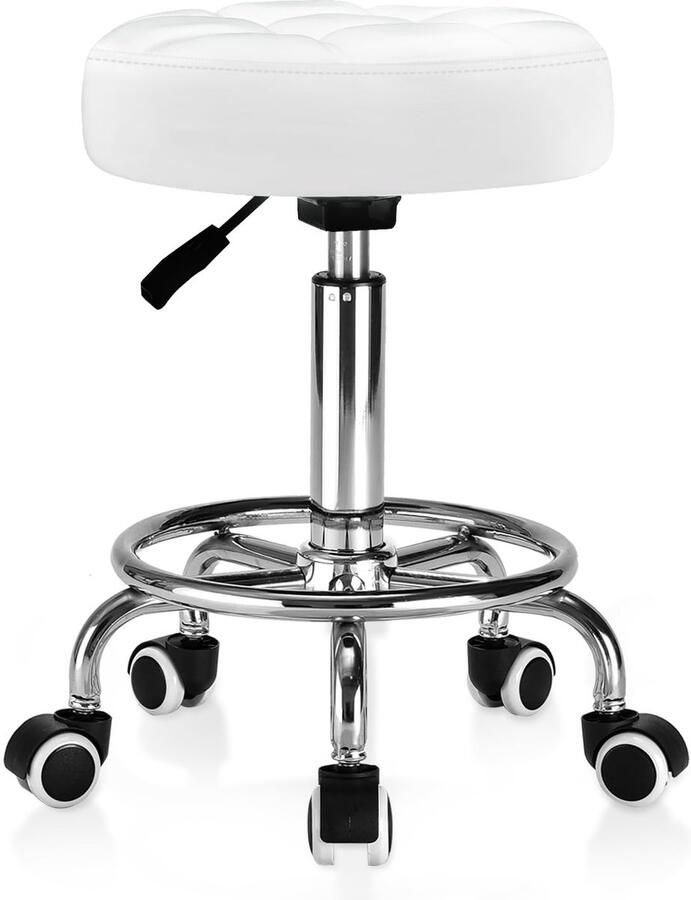 Comfortabele rolkruk met wielen multifunctioneel 1 stuk