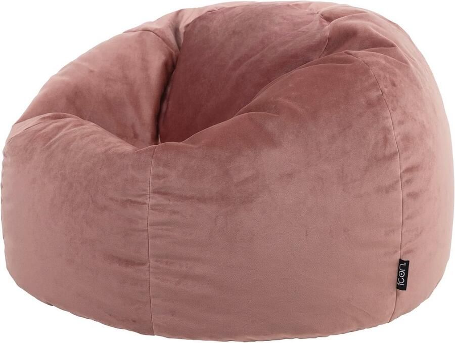 Comfortabele Roze Fluwelen Zitzak voor Volwassenen Stijlvolle Vloerstoel voor Slaapkamer en Woonkamer