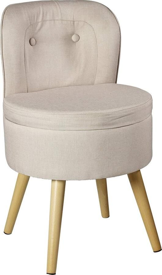 Comfortabele Scandinavische Fauteuil met Hoge Rugleuning en Praktische Opbergruimte Ideaal voor Woonkamer en Leeshoek