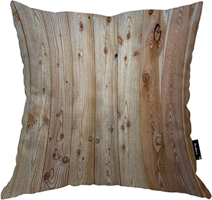 Comfortabele Sierkussensloop 45 x 45 cm voor Bank Bed en Auto Katoen en Linnen