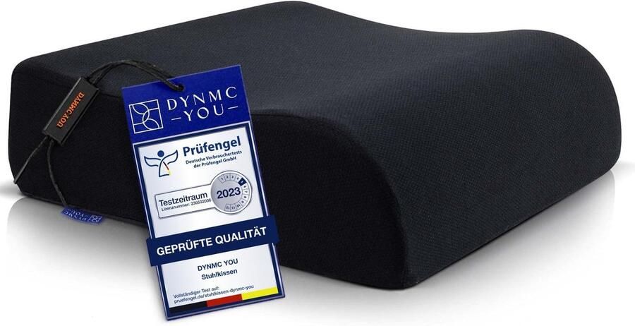 Comfortabele Stoelverhoger voor Volwassenen Ergonomisch Zitkussen Verhoogd Zitcomfort met OEKO-TEX Hoes Voor Bureau Auto en Meer 13 cm Dik