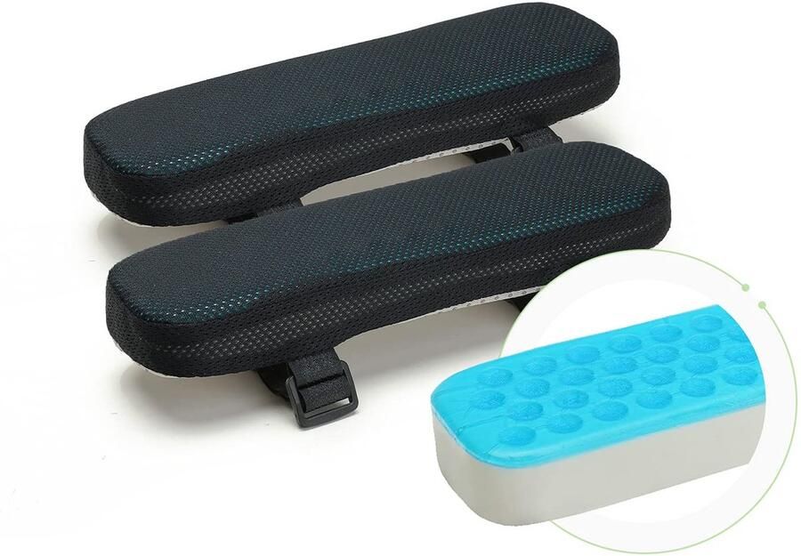 Comfortabele Traagschuim Armleuningkussens voor Bureaustoel en Gamingstoel