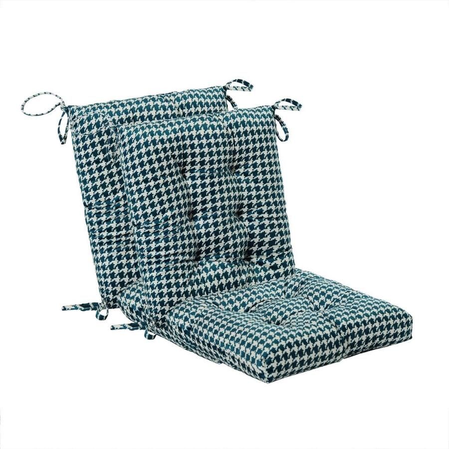 Comfortabele Tuinkussen voor Schommelstoelen 95 x 43 cm Groen Houndstooth Design