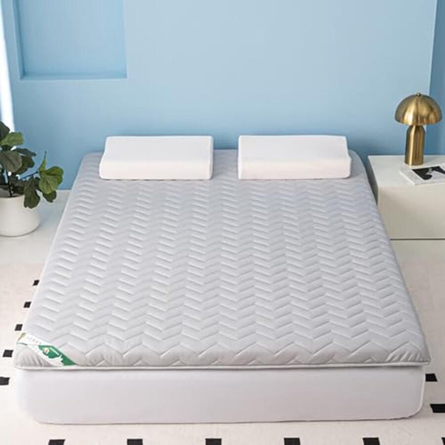 Comfortabele Vloer Futon Matras Topper Ademend en Opvouwbaar Camping Matras 5Cm en 8Cm Dikte