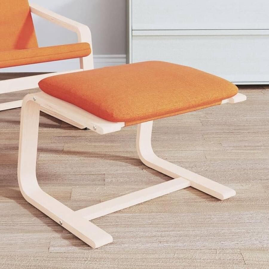 Comfortabele voetenbank modern design 1 stuk duurzaam materiaal massief berkenhout