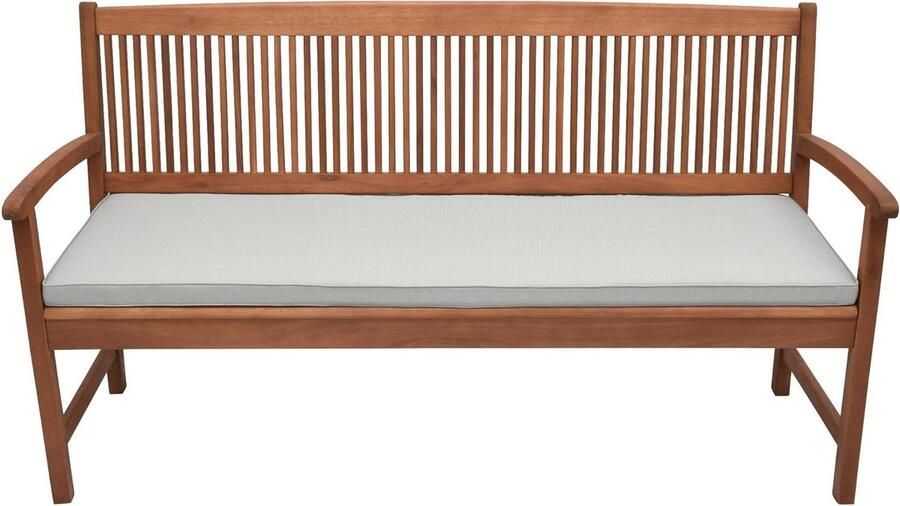 Bankkussen 100x48x5 cm Comfortabel Zitkussen Wasbaar met Afneembare Bekleding voor Tuinbank Licht Grijs Pallet Kussen Outdoor