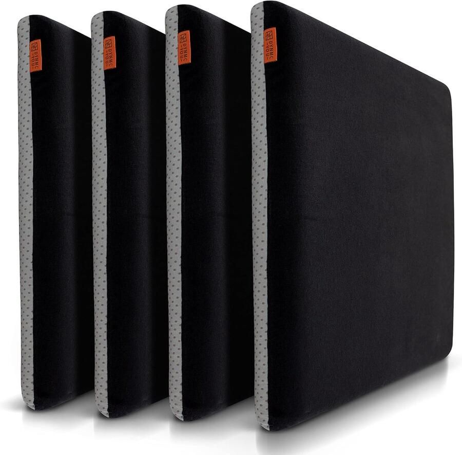 Comfortabele Zitkussen Set van 4 voor Eetkamerstoelen Antislip Wasbare Hoes Scandinavische Stijl