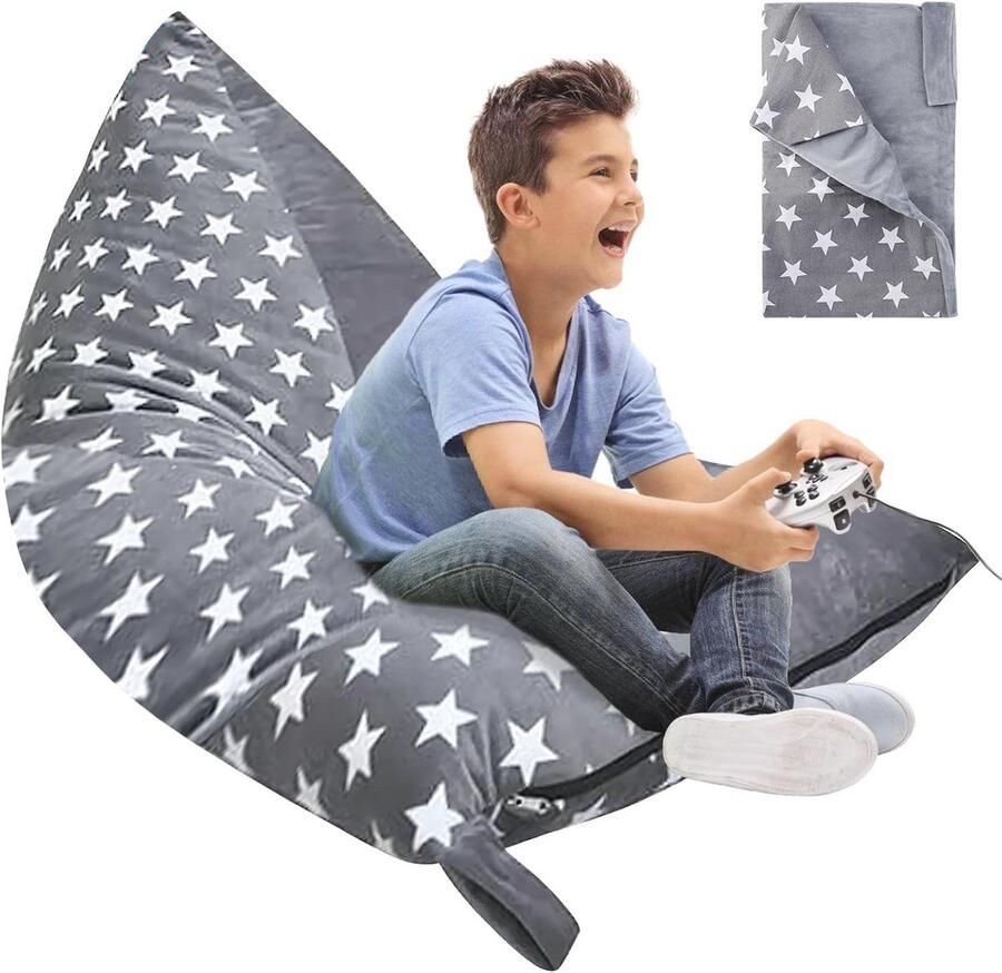 Comfortabele Zitzak voor Kinderen Opbergfunctie en Multifunctioneel Design