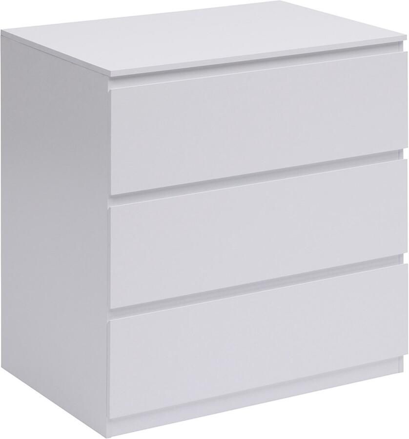 Commode 3 Lades Faustine Wit