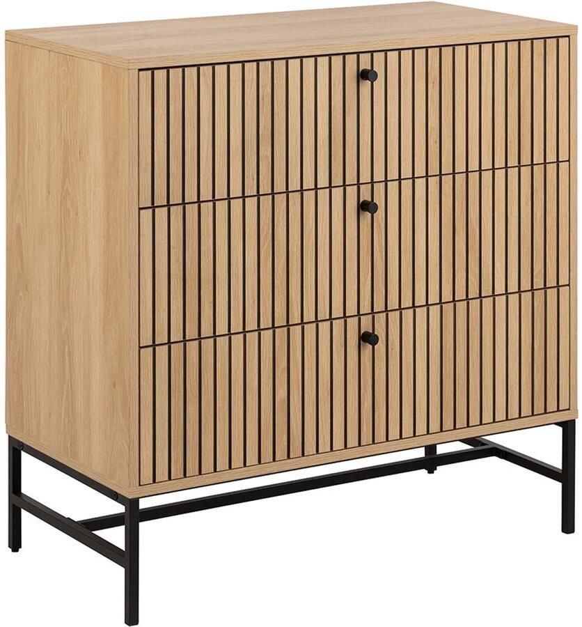 Commode 3 Lades Hazel Eik