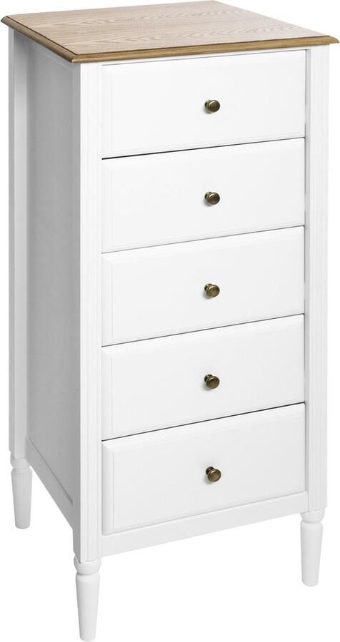 Commode met 5 laden SOLEN 48 x 40 x 108 cm