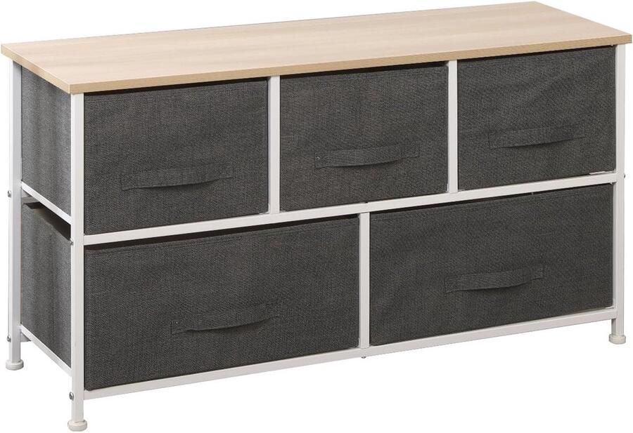 Commode met stoffen schuifladen voor hal slaapkamer en woonkamer