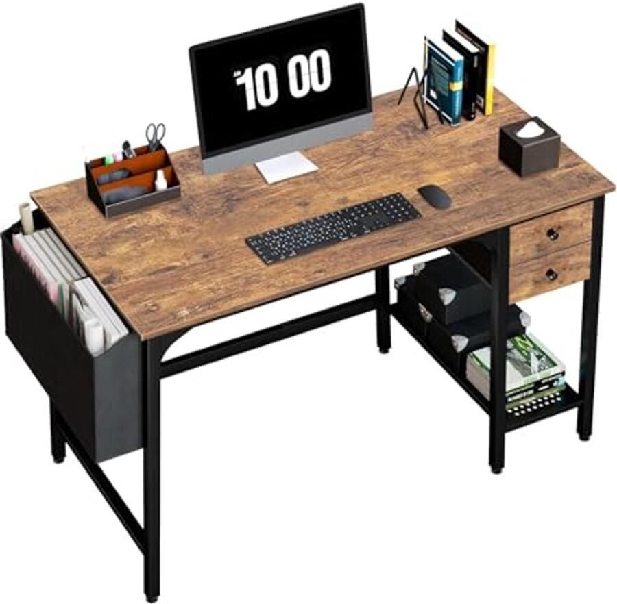 Compact Computerbureau met Lades voor Thuis en Studie