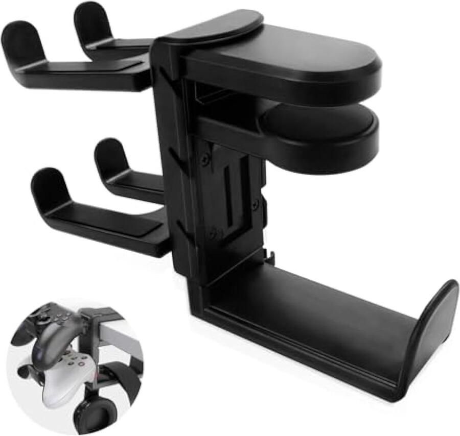 Compacte headset controllerhouder greephouder kabelhouder 360 graden voor dagelijks gebruik – kasten