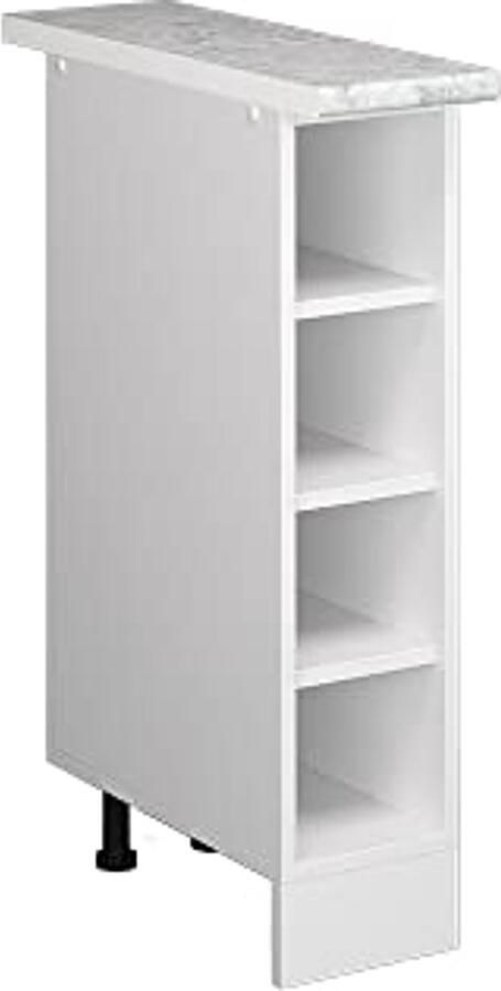 Compacte Keukenonderkast met Werkblad 20 cm Hoogte