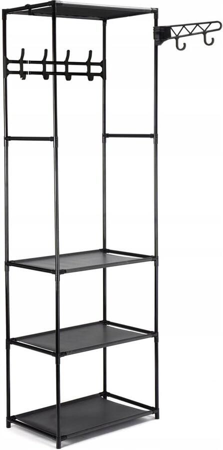 Compacte Kledingstandaard Verticale Structuur 1 stuk Hoogwaardige Materialen 45 x 36 x 170 cm