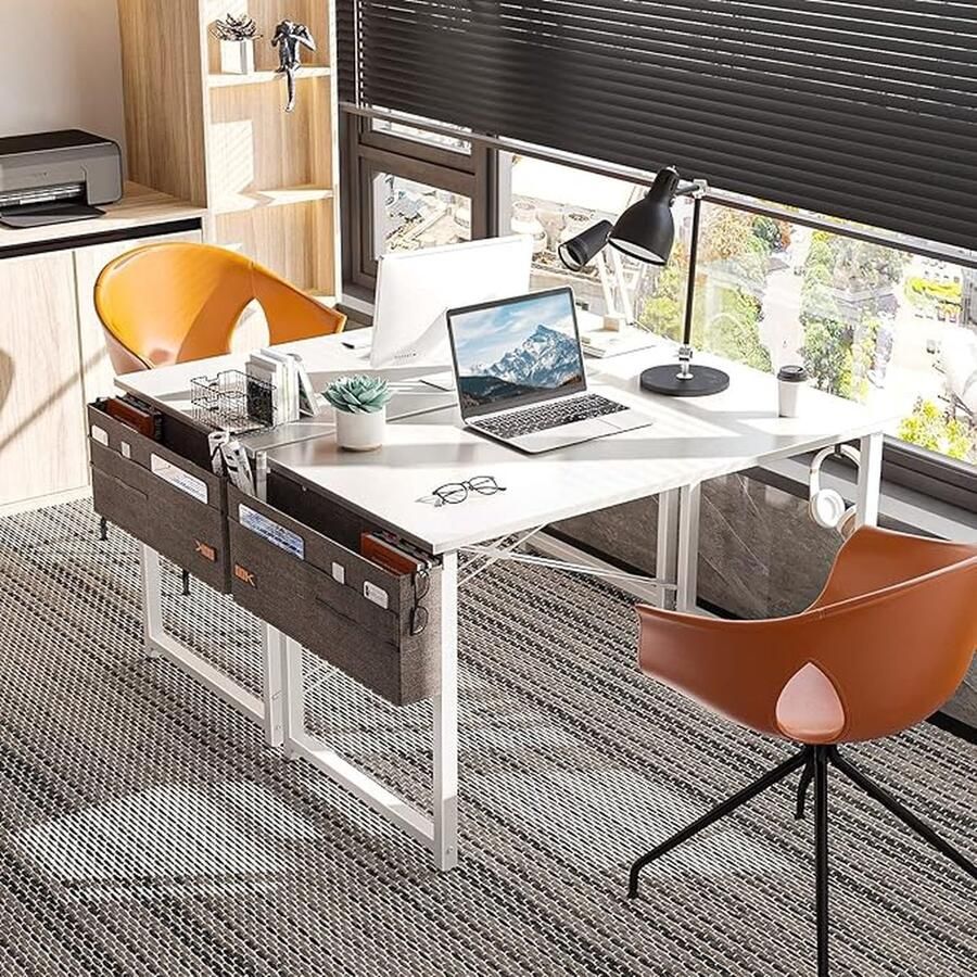 Computer bureau ruimtebesparend Eenvoudige montage Monitor Stand 100D x 48W x 73.5H centimetres