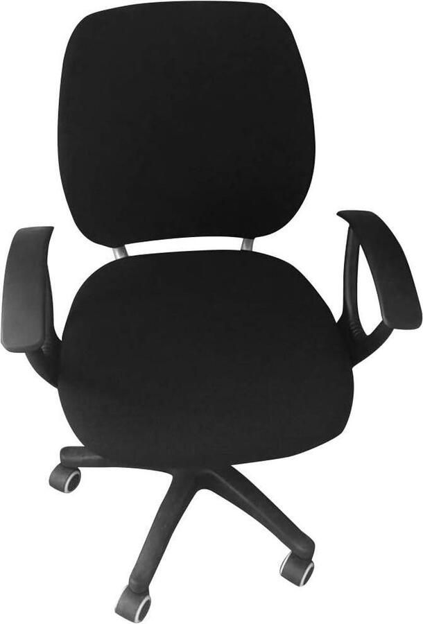 Computer bureaustoel Cover Universele stoelhoes 1 stuk Zwart Stretchable