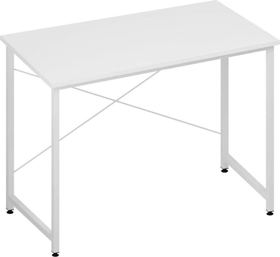 Rootz Living Rootz Computerbureau Bureau Studietafel Ruim tafelblad 100 cm x 75 cm x 50 cm E1 houtmateriaal Stabiele structuur